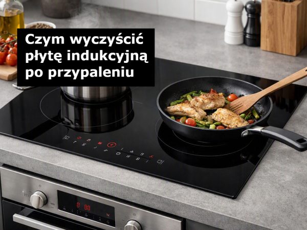 Czym wyczyścić płytę indukcyjną po przypaleniu
